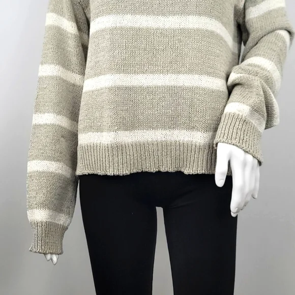 BB DAKOTA Striped knit Cotton Sweater - Picture 6 of 15